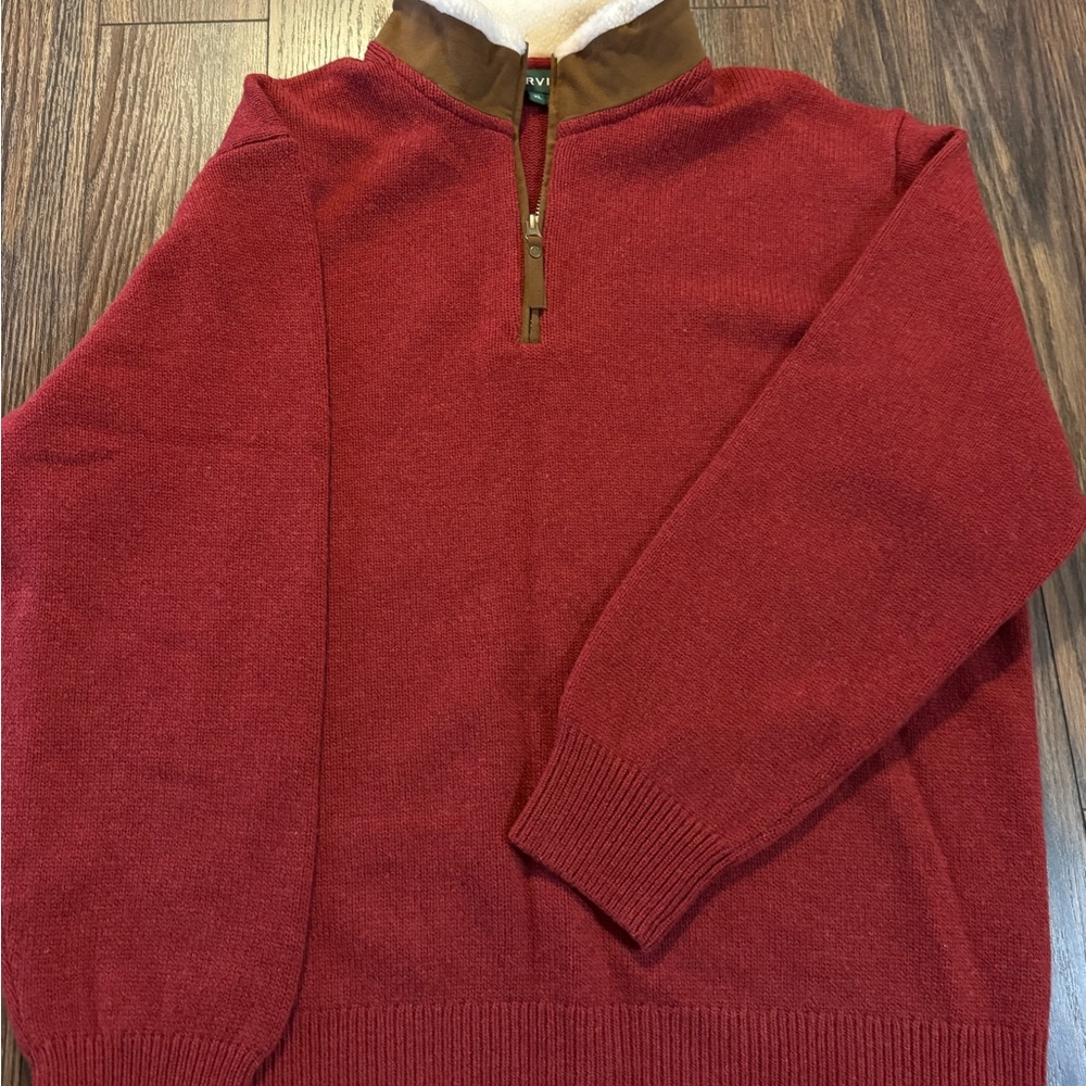 Orvis wool Half-Zip Sweater